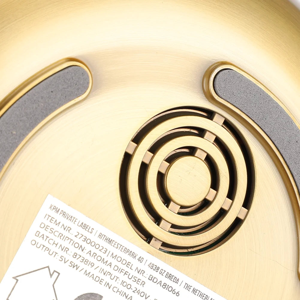 Portable Humidifier,Air Humidifier,120Ml Humidifier Aromatherapy Diffuser 7 Colors LED Night Light Air Humidifier Gold