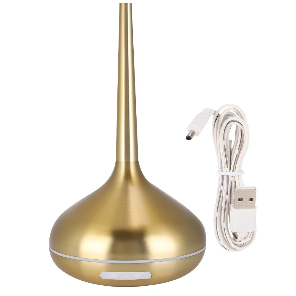 Portable Humidifier,Air Humidifier,120Ml Humidifier Aromatherapy Diffuser 7 Colors LED Night Light Air Humidifier Gold