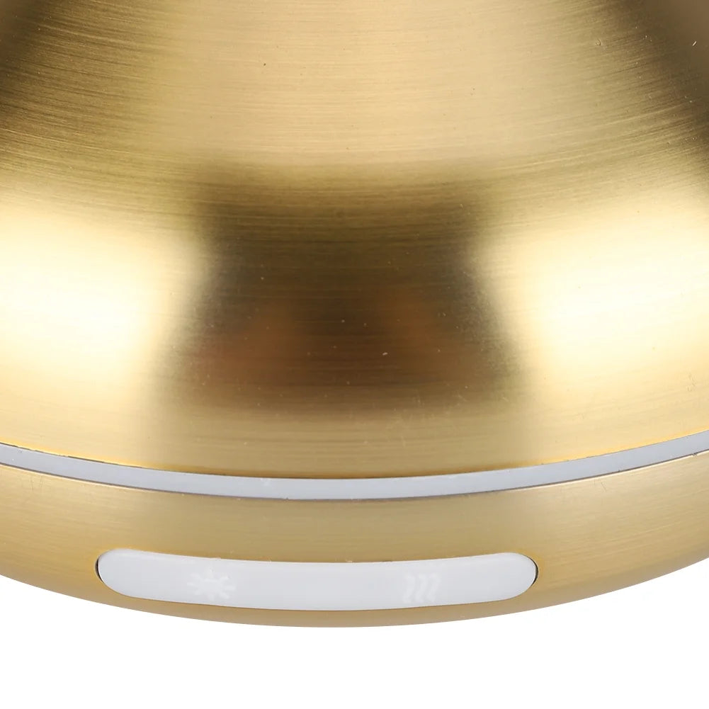 Portable Humidifier,Air Humidifier,120Ml Humidifier Aromatherapy Diffuser 7 Colors LED Night Light Air Humidifier Gold
