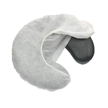 Pack of 75 Headrest Covers Fitted Disposable Massage Face Rest Cradle Covers White & Black