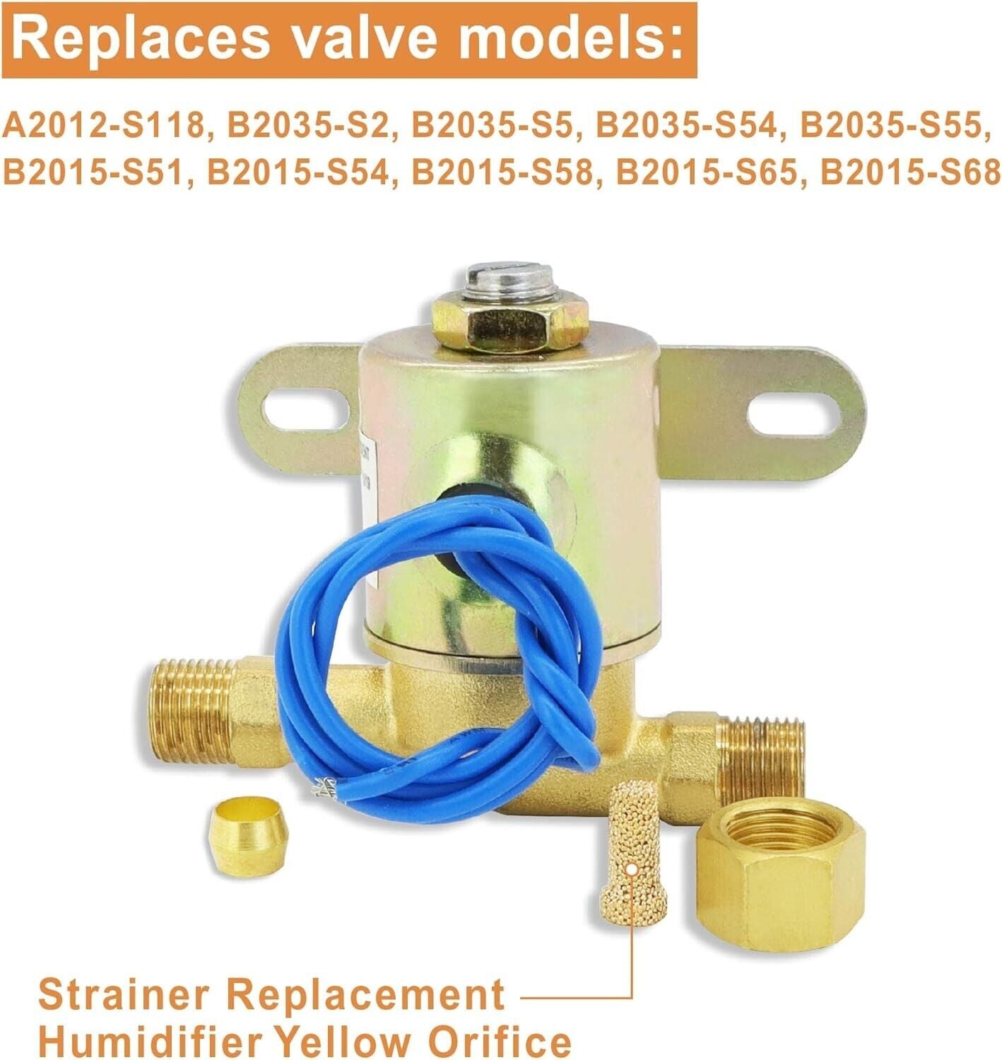 4040 Humidifier Solenoid Valve for Home Humidifier Replacement 600 Humidifier Fi